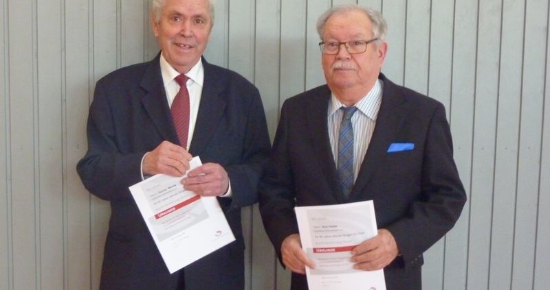 Günther Weida und Karl Haller